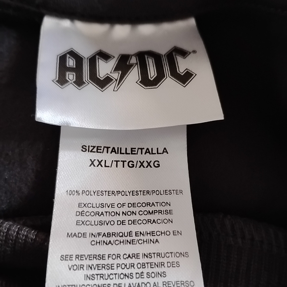 AC/DC women's Angus Young Blow Up Your Video Sweater Size XXL - Picture 3 of 3